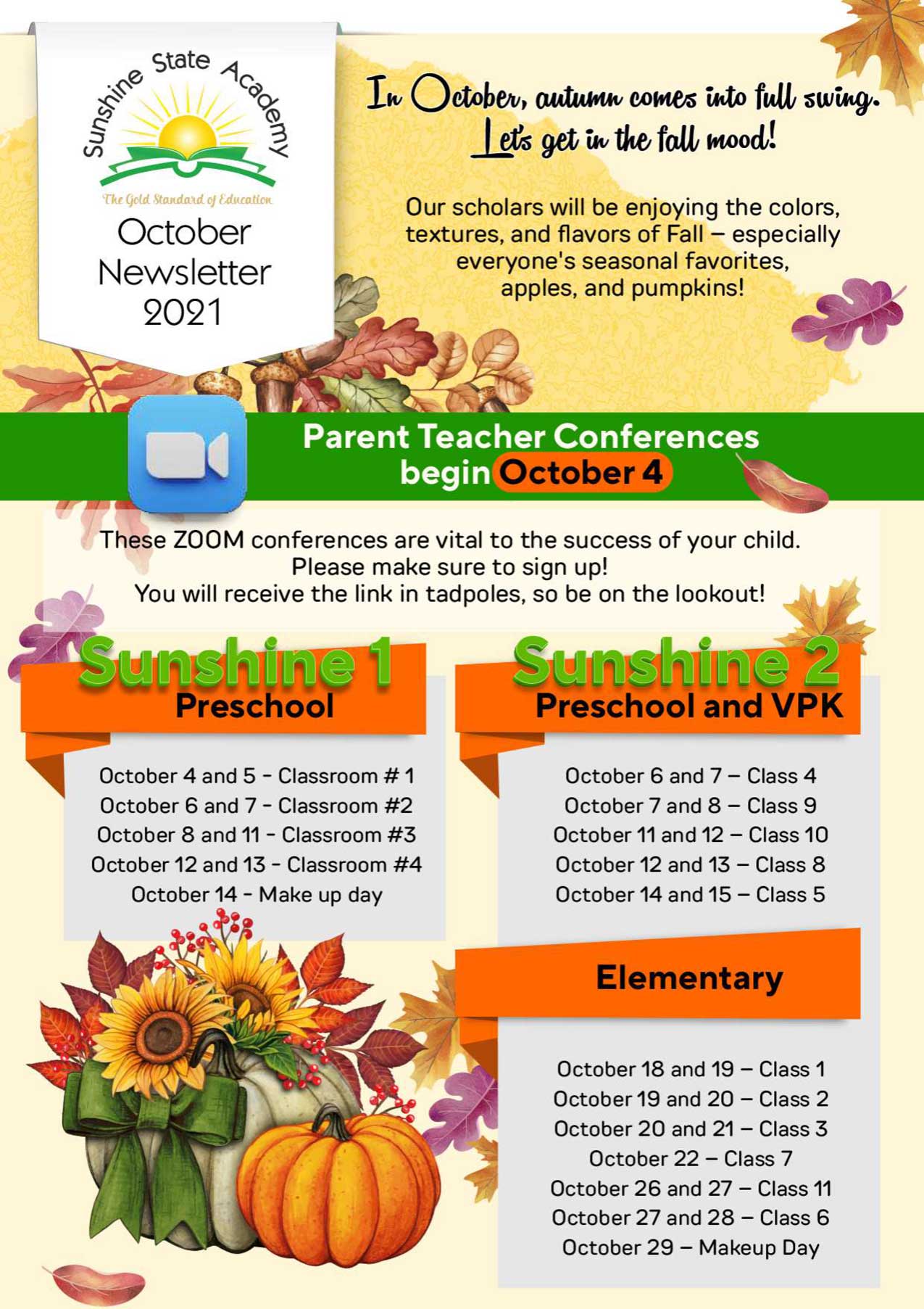 October 2021 Newsletter page 1