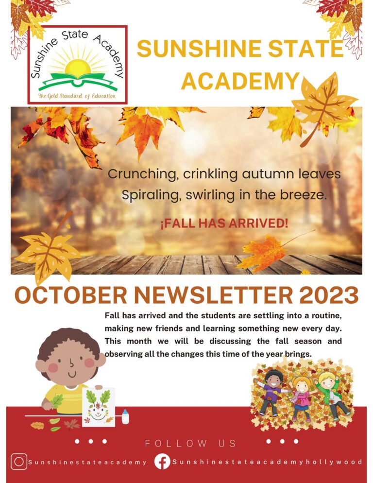 Sunshine State Academy Newsletter October 2023