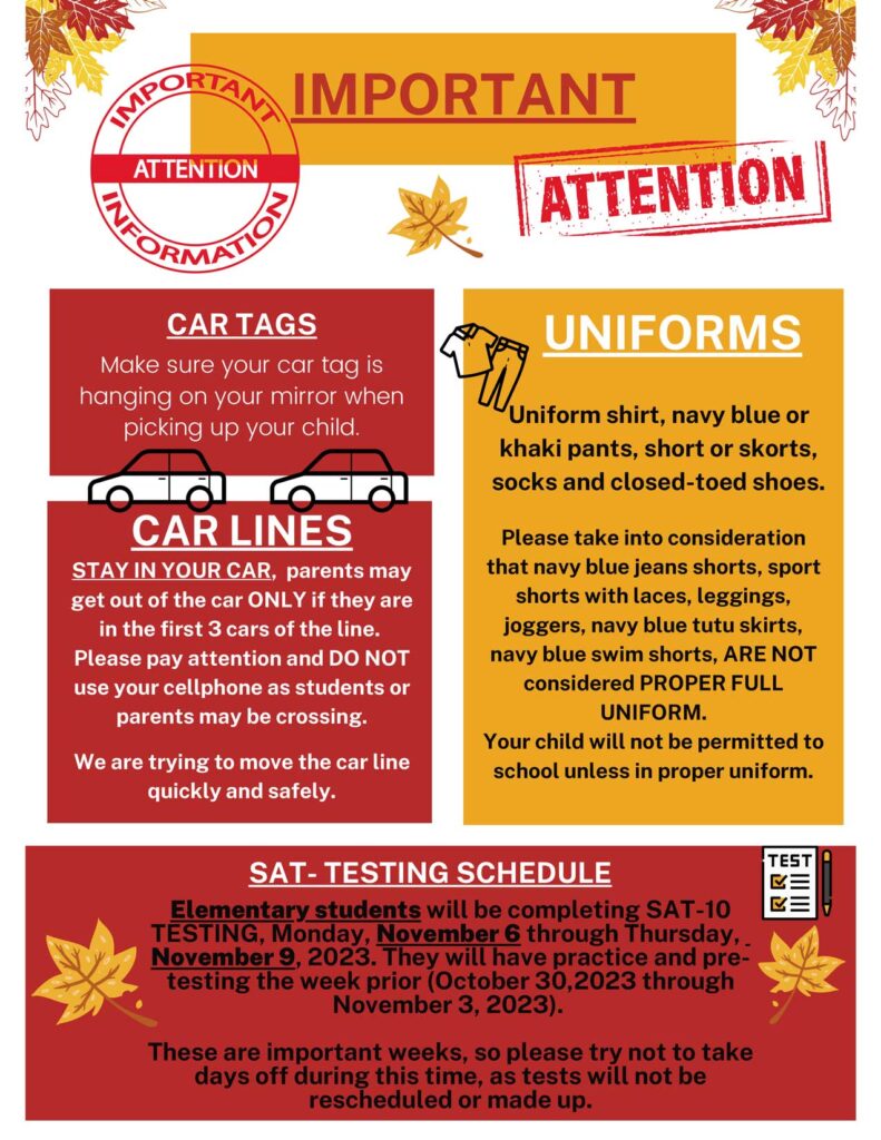 Sunshine State Academy Newsletter October 2023